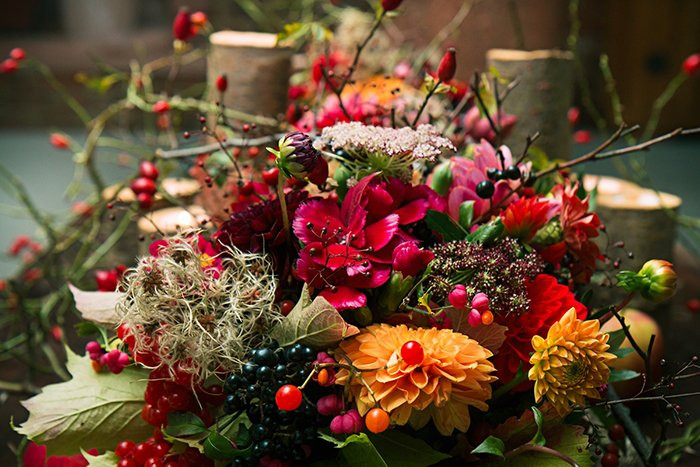 Herbst Hochzeit
 Inspiration für eine Herbsthochzeit in Rot