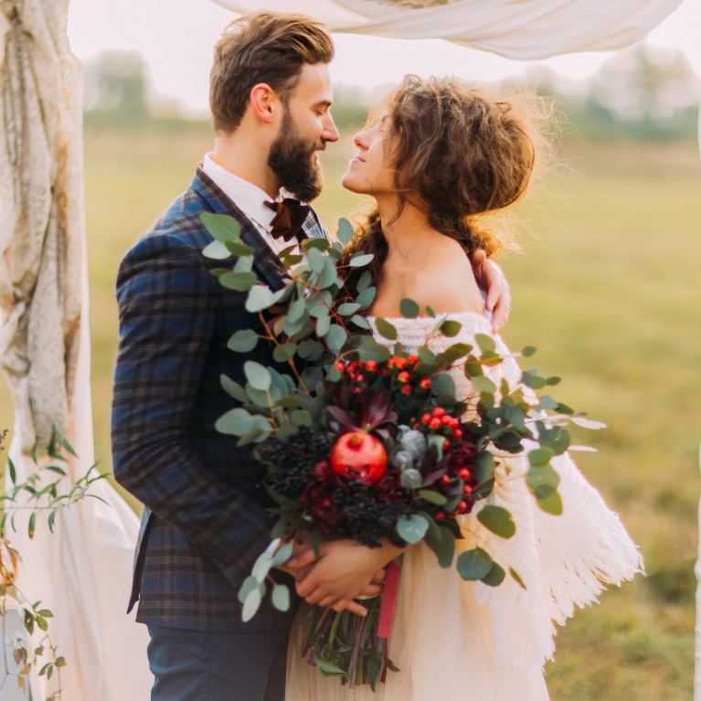 Herbst Hochzeit
 Heiraten im Herbst Brautkleider und Deko Ideen