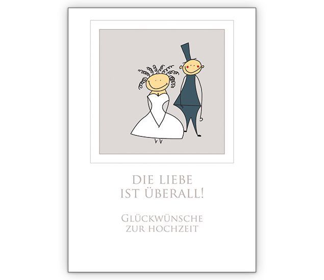 Herzlichen Glückwunsch Zum Hochzeit
 Die Liebe ist überall Glückwünsche zur Hochzeit