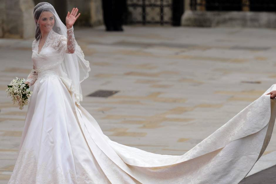 Herzogin Kate Hochzeitskleid
 Royale Brautkleider Diese Königin ist das Braut Vorbild