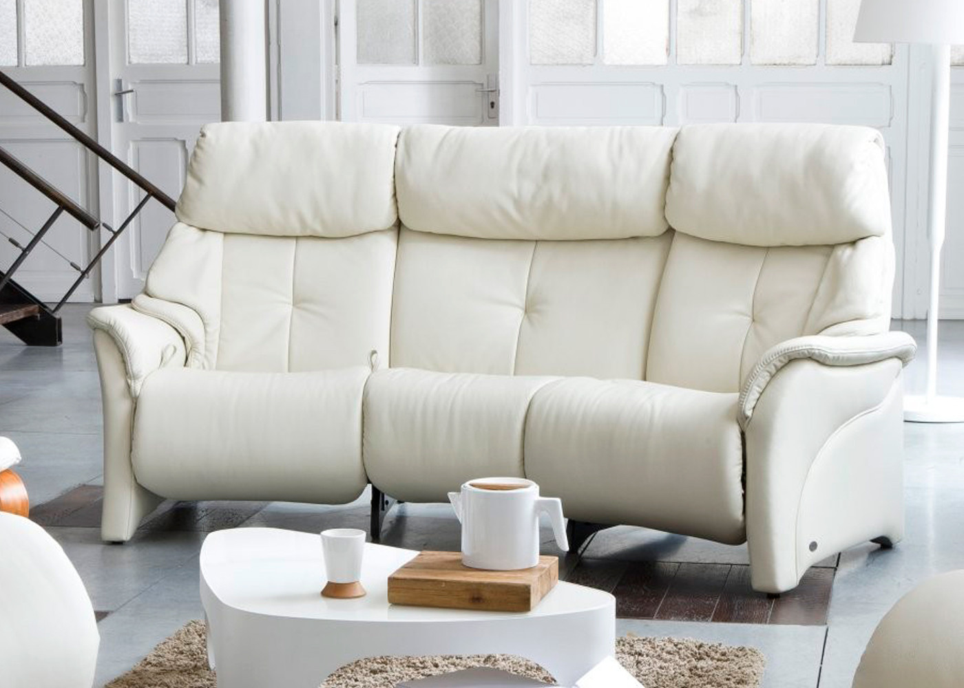 Himolla Sofa
 Himolla Chester 3 seater curved recliner Midfurn