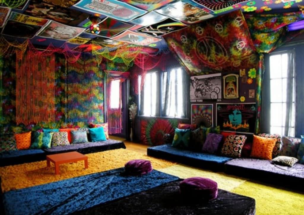 Hippie Decke
 hippie room decor diy Bedroom