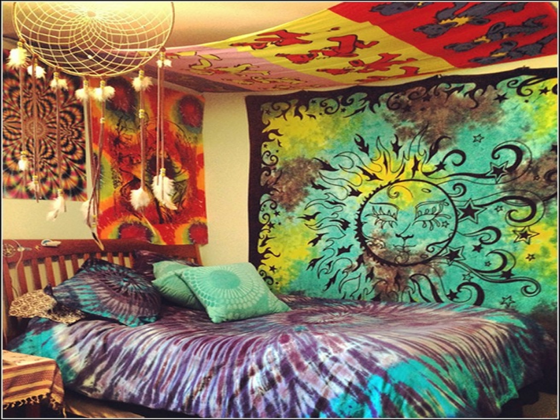 Hippie Decke
 Bohemian themed bedroom bedrooms hippie chill hippie
