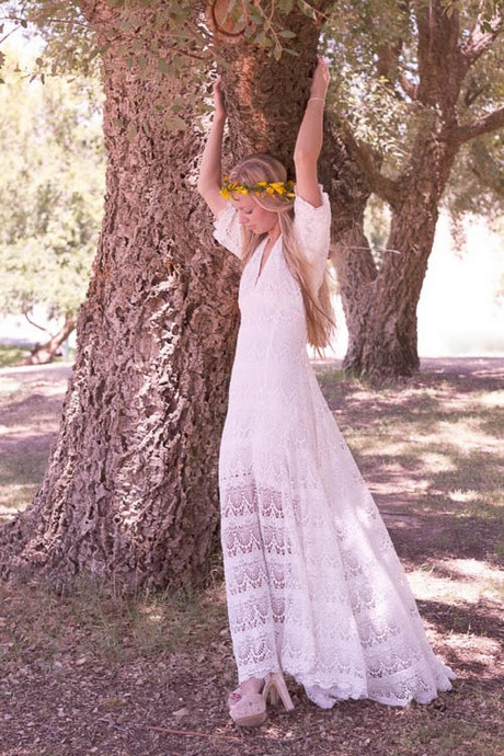 Hippie Hochzeitskleid
 Sommerkleid hippie style