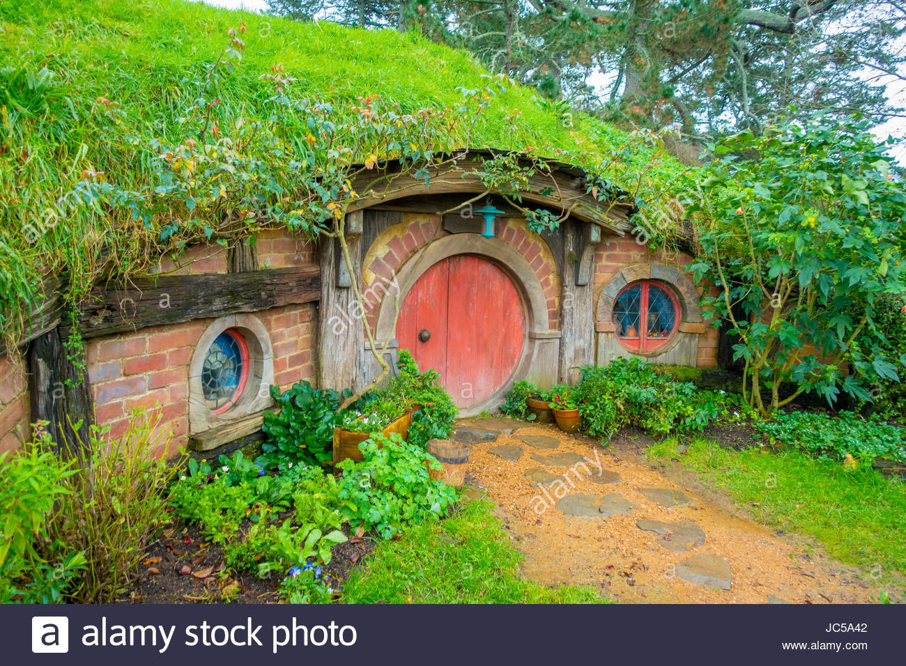 Hobbit Haus
 NORTH ISLAND Neuseeland 16 Mai 2017 Hobbit Haus mit