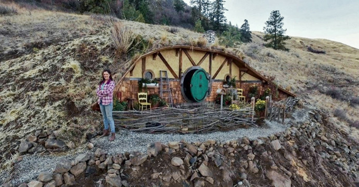 Hobbit Haus
 Gartenhaus selber bauen Willkommen im Auenland