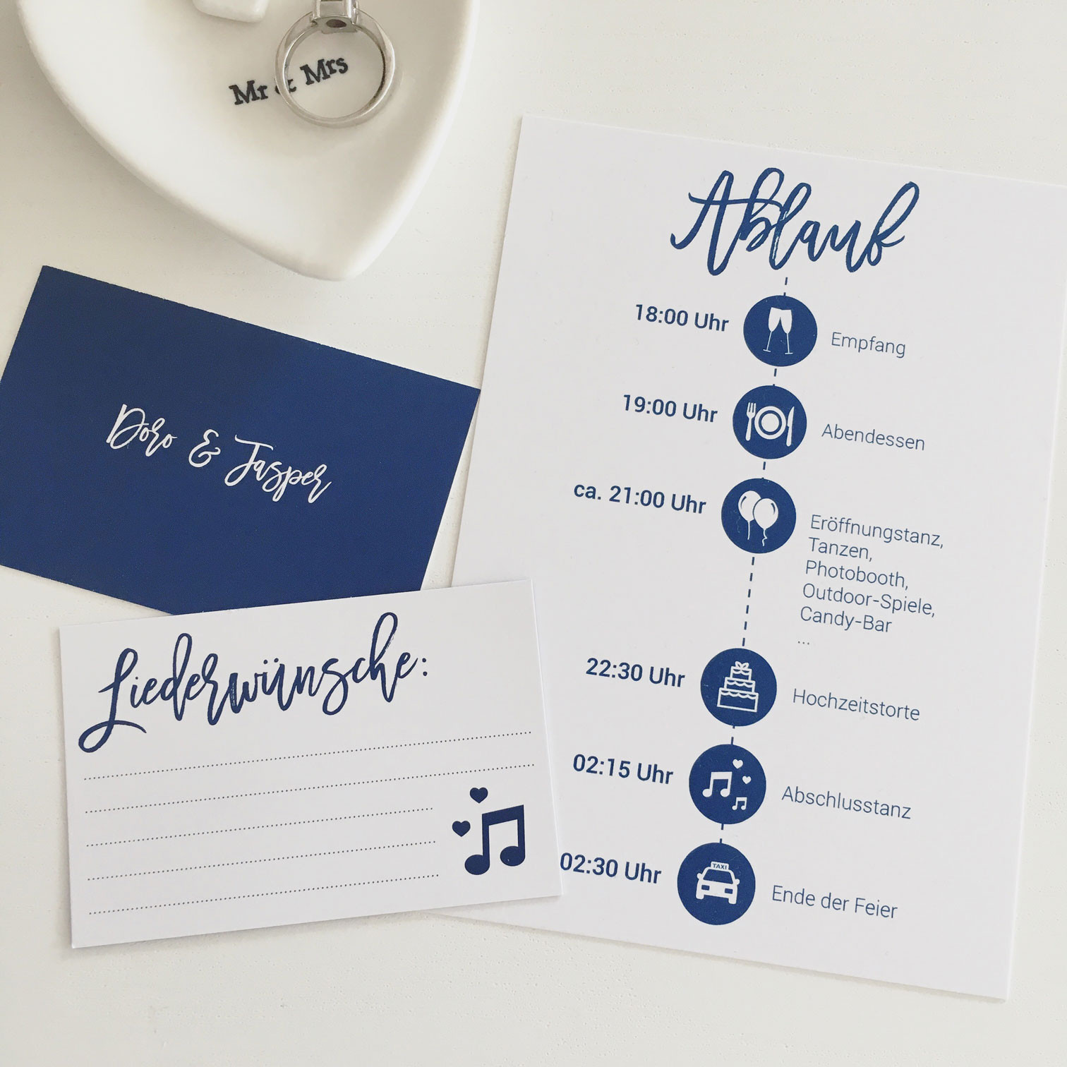 Hochzeit Ablauf
 Unsere Hochzeits Printsachen & Tipps wirheiraten