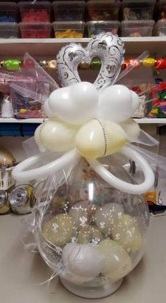 Hochzeit Ballon
 Gabis Ballonerie Geschenk im Ballon verpackt Hochzeit