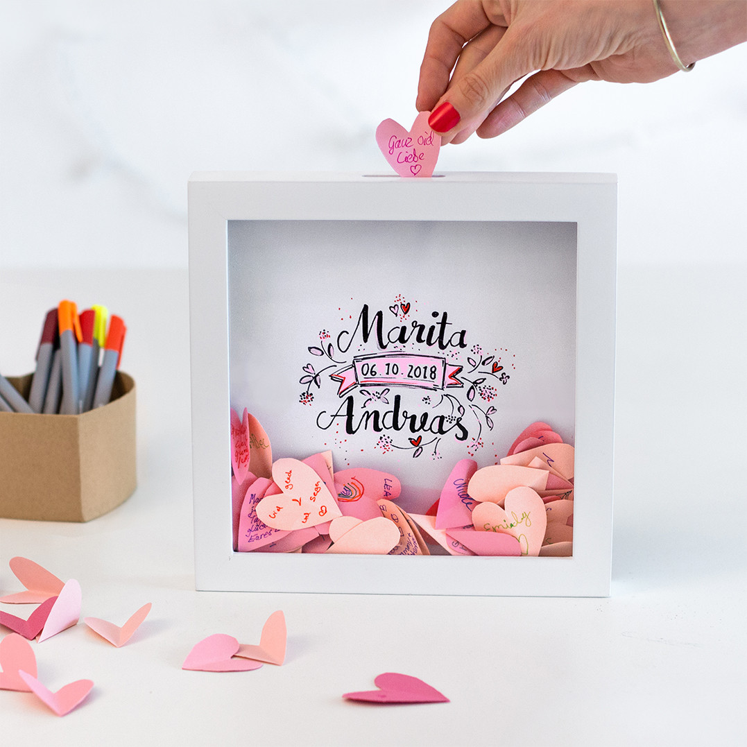 Hochzeit Bilderrahmen
 DIY Geschenkidee Geldgeschenk für Hochzeit und Geburtstag