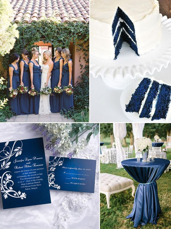 Hochzeit Blau
 Hochzeitstrend 2015Blaue Hochzeit Inspiration Navy Blue