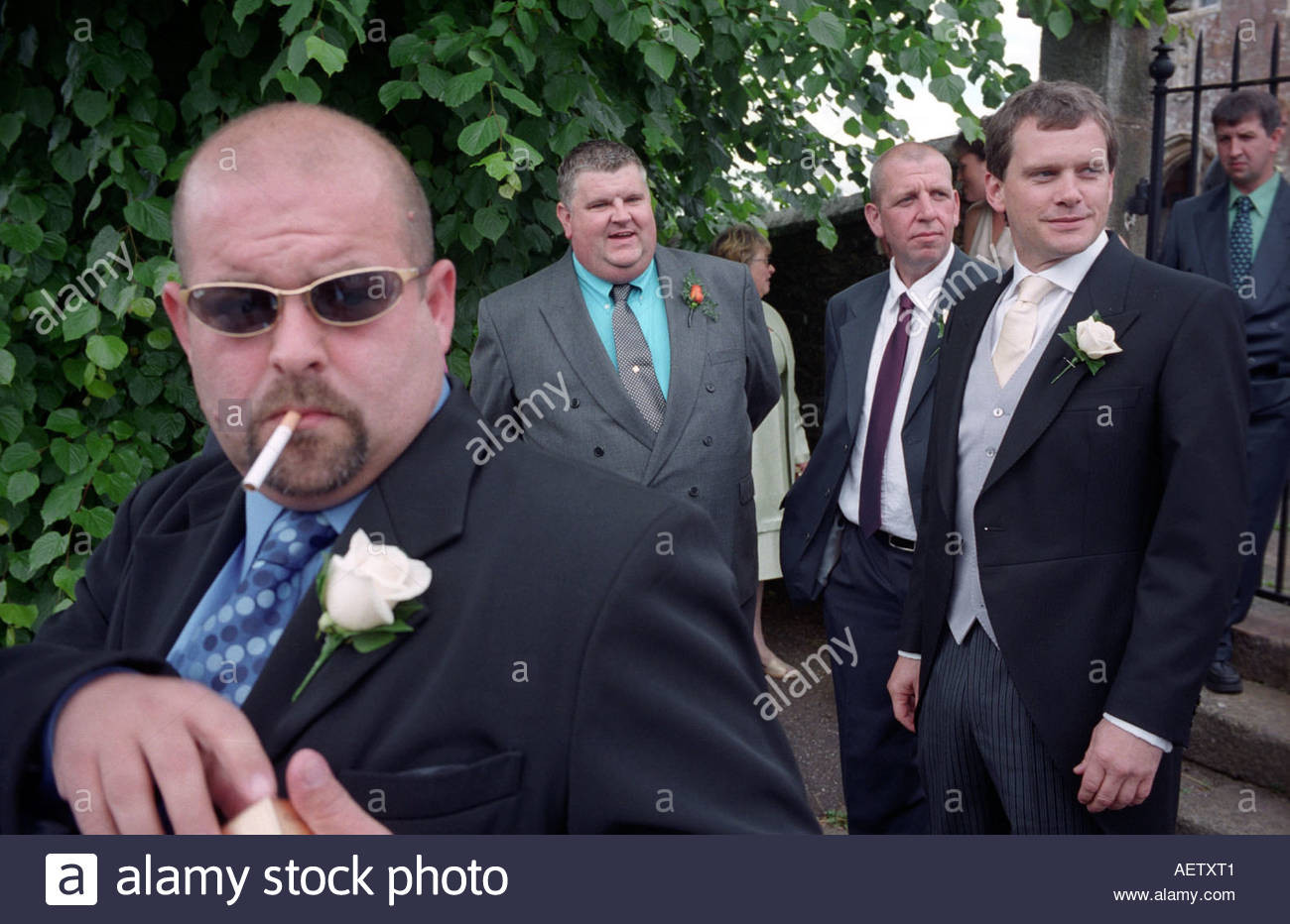 Hochzeit Bräutigam
 Hochzeit Bräutigam mit seinem Platzanweiser und Trauzeuge