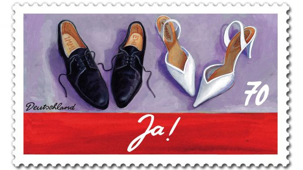 Hochzeit Briefmarken
 Alle Briefmarken für deutsche Post – neuginakehn