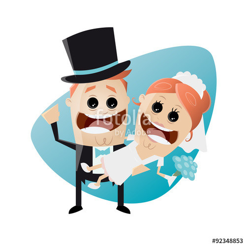 Hochzeit Cartoon Lustig
 "hochzeit lustig cartoon" Stockfotos und lizenzfreie