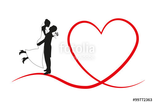 Hochzeit Clipart Herz
 "Hochzeit Herz rot" Stockfotos und lizenzfreie Vektoren