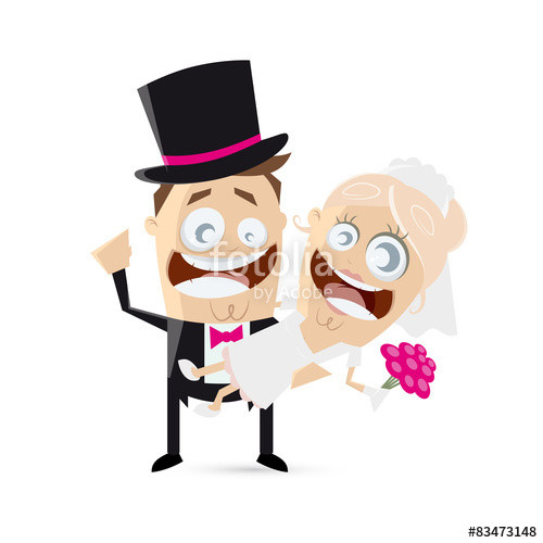 Hochzeit Comic Lustig
 "hochzeit lustig cartoon" Stockfotos und lizenzfreie