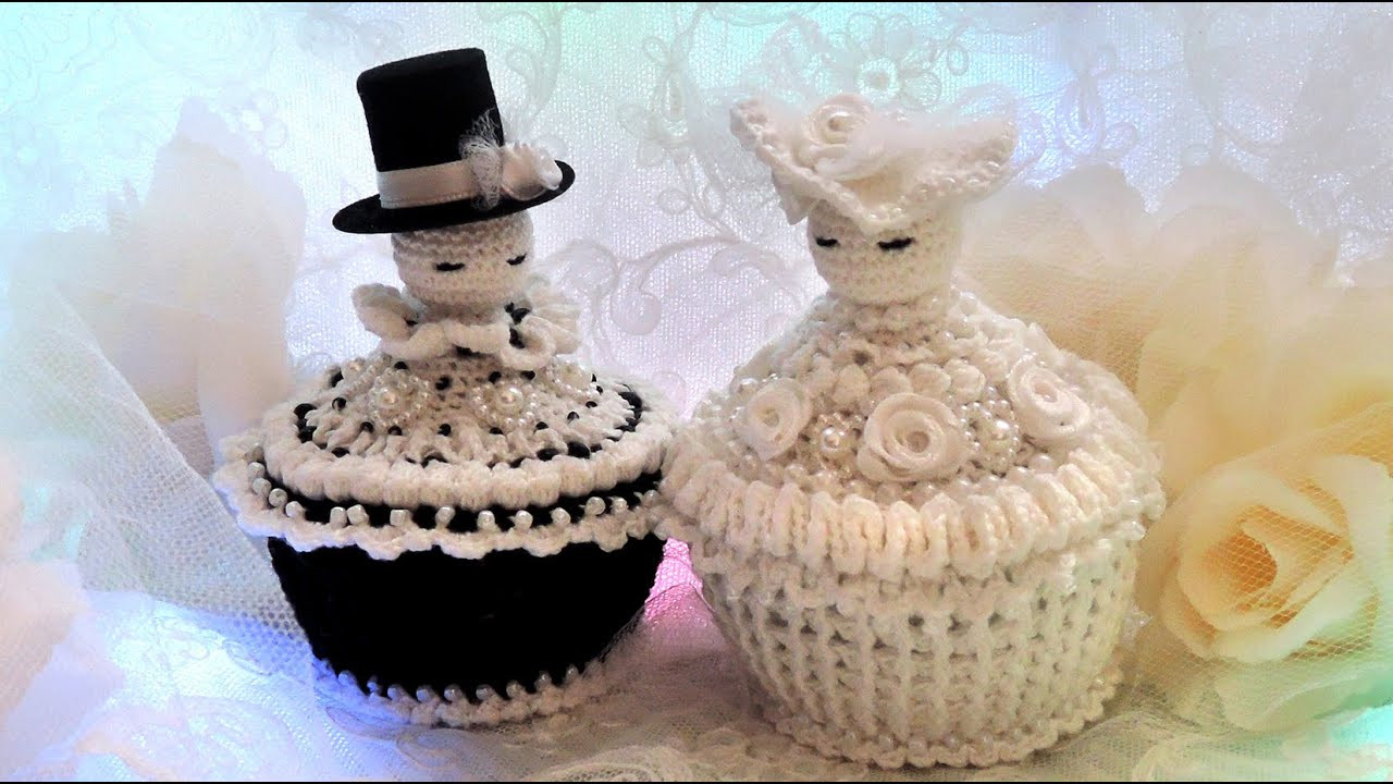 Hochzeit Cupcakes
 Törtchen zur Hochzeit Cupcakes Wedding CROCHET HÄKELN