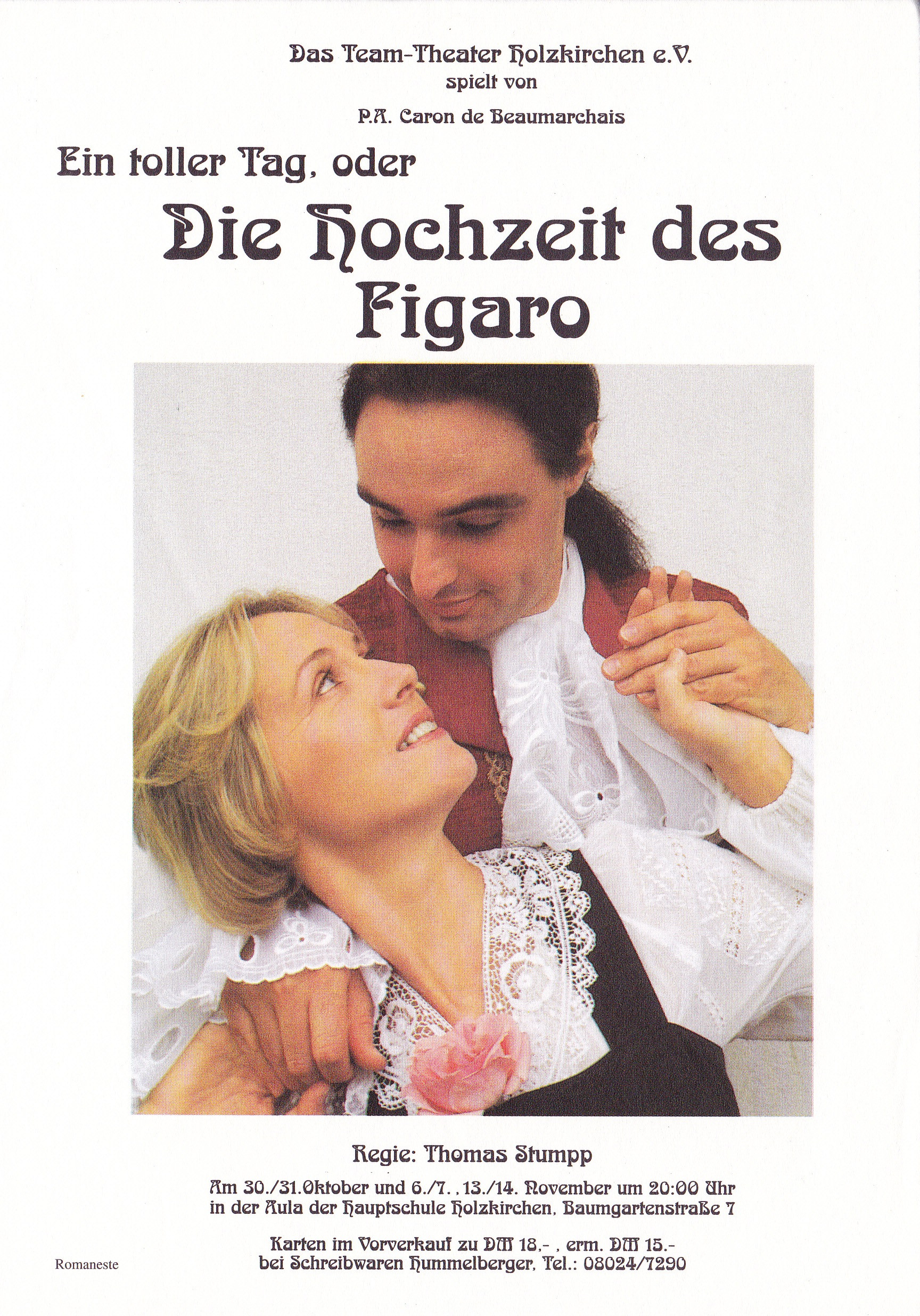 Hochzeit Des Figaro
 1998 – Die Hochzeit des Figaro