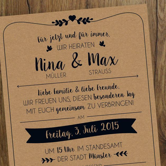 Hochzeit Einladung Vintage
 Die besten 25 Hochzeitseinladung text Ideen auf Pinterest