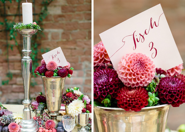 Hochzeit Farbkonzept
 Eine beerige Hochzeitsinspiration