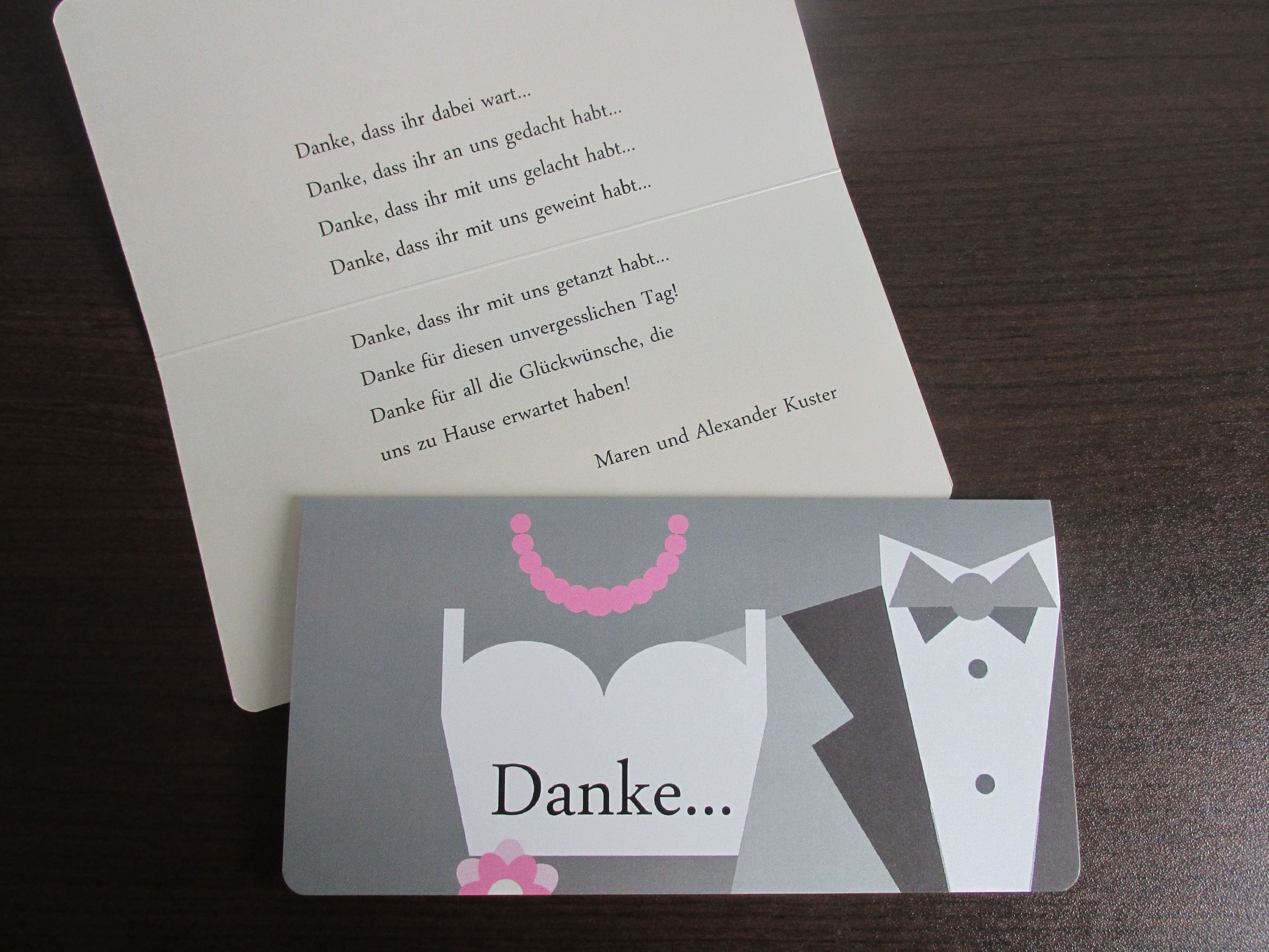 Hochzeit Französisch
 Hochzeit Dankeskarten Text Dankeskarten Hochzeit Text