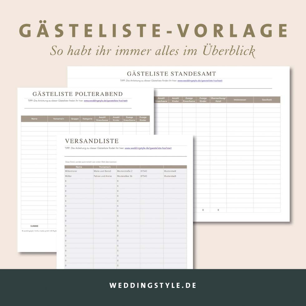 Hochzeit Gästeliste
 Gästeliste Hochzeit Vorlage excel2