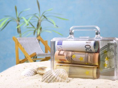 Hochzeit Geldgeschenk Verpacken
 koffer geld strand Geldgeschenke zur Hochzeit schön