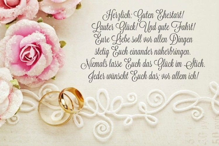 Hochzeit Gratulation
 ehrliche und liebevolle Glückwünsche zur Hochzeit