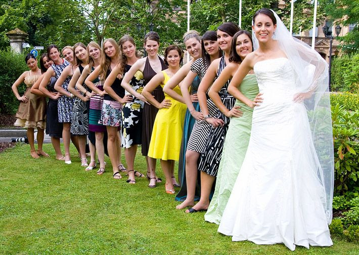 Hochzeit Gruppenfoto
 Gruppenfoto auf der Hochzeitsfeier mit den Frauen