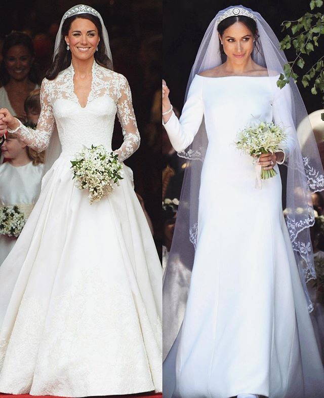 Hochzeit Harry Meghan Kleid
 Battle der Hochzeiten Wie Meghan Markle Herzogin Kate in