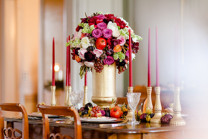 Hochzeit Herbst
 Eine Hochzeitsdeko mit Brauntönen