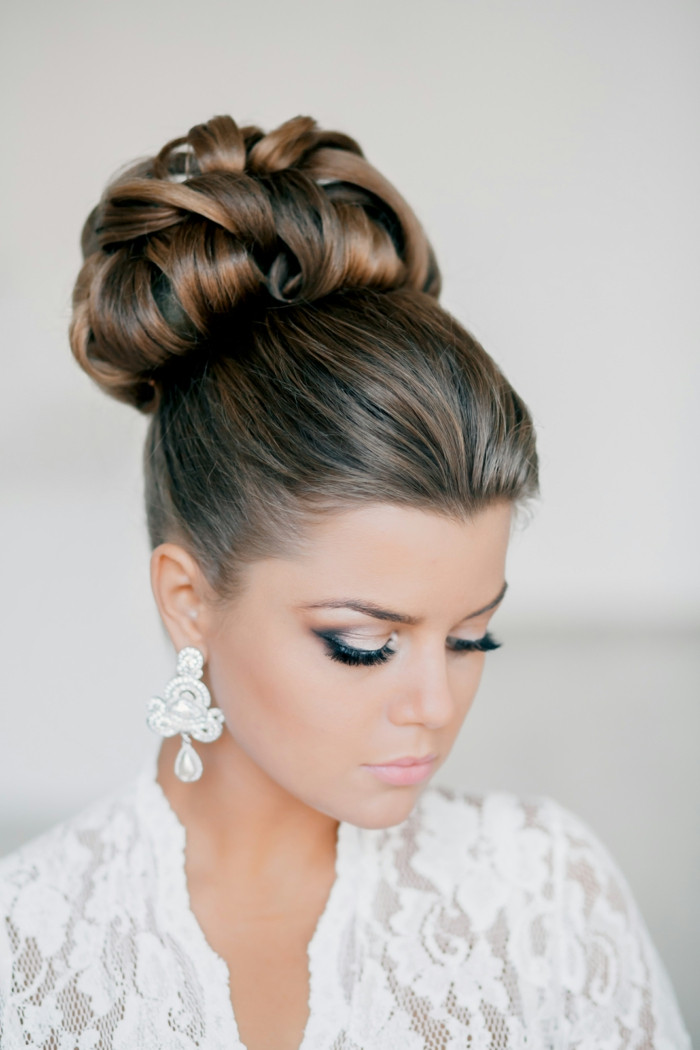 Hochzeit Hochsteckfrisur
 55 Brautfrisuren Stilvolle Haarstyling Ideen für lange Haare