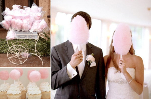 Hochzeit Ideen
 Ideen für eine Hochzeit mit Zuckerwatte