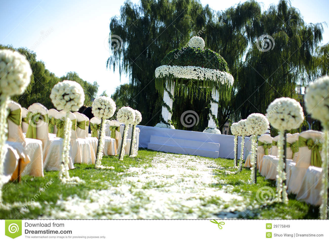 Hochzeit Im Freien
 Hochzeit Szene Im Freien Lizenzfreie Stockbilder Bild