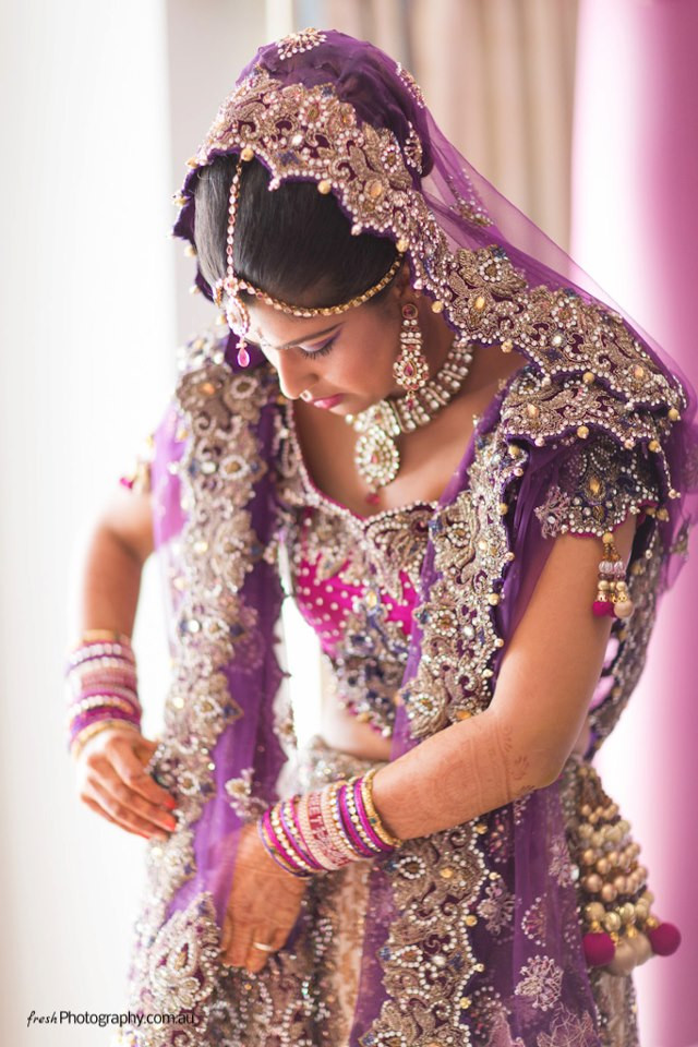 Hochzeit Indien
 Indische Braut Foto & Bild