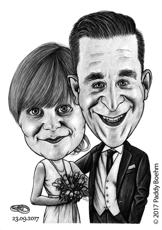 Hochzeit Karikatur
 Paddy Boehm – Caricatures from photo