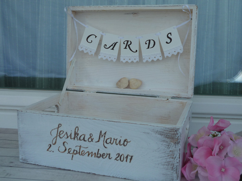 Hochzeit Kartenbox
 Geldgeschenke Hochzeit Karten Halter Personalisiert