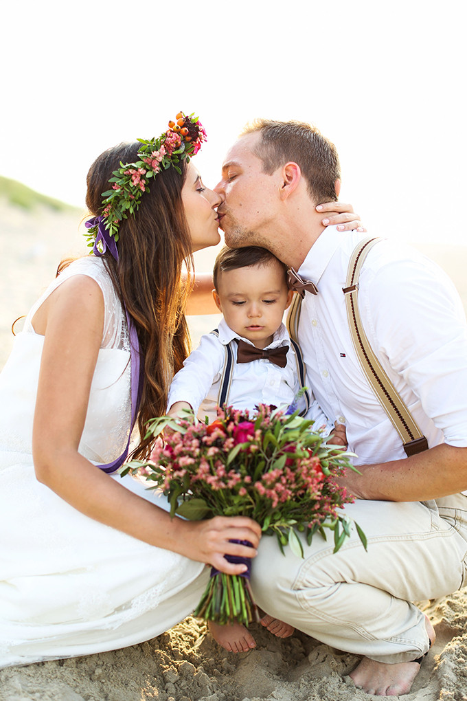 Hochzeit Kinder
 Hochzeitsinspiration in Kupfer und Pink