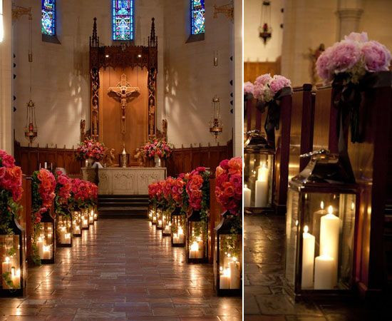 Hochzeit Kirche
 05 kerzen hochzeitsdeko dekoideen kirchlich Altar heiraten
