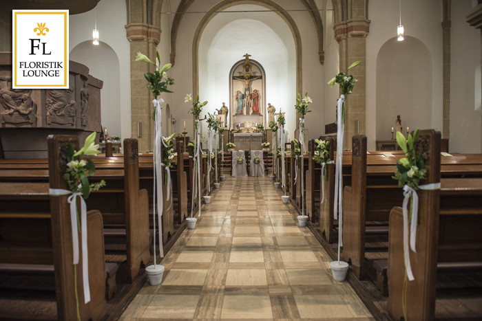 Hochzeit Kirchendeko
 Floristik Lounge