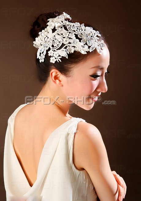 Hochzeit Kopfschmuck
 Kopfschmuck braut kurze haare