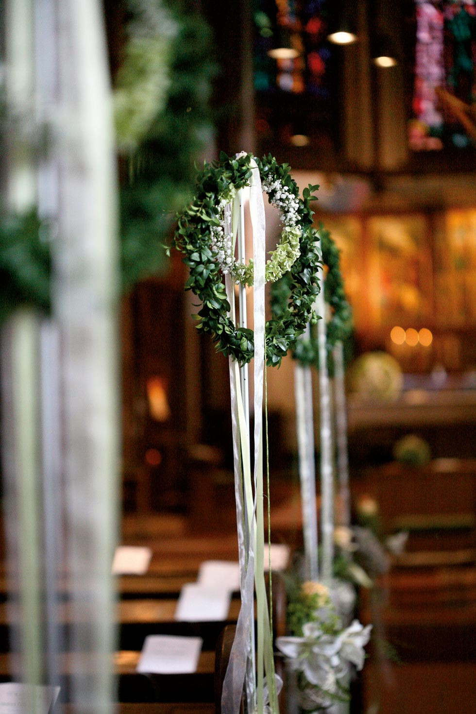 Hochzeit Kränzen
 Hochzeitsdeko Kirche 65 zauberhafte Kirchendeko Ideen