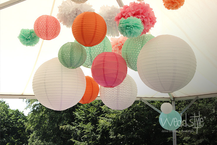 Hochzeit Lampions
 1000 images about ♡ LAMPIONS & POMPONS on Pinterest