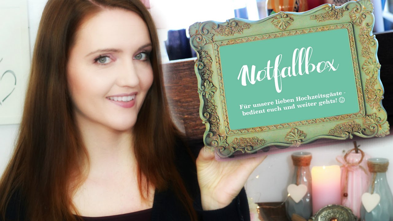 Hochzeit Notfallkörbchen
 Notfallkörbchen Ideen Checklisten Vorlagen
