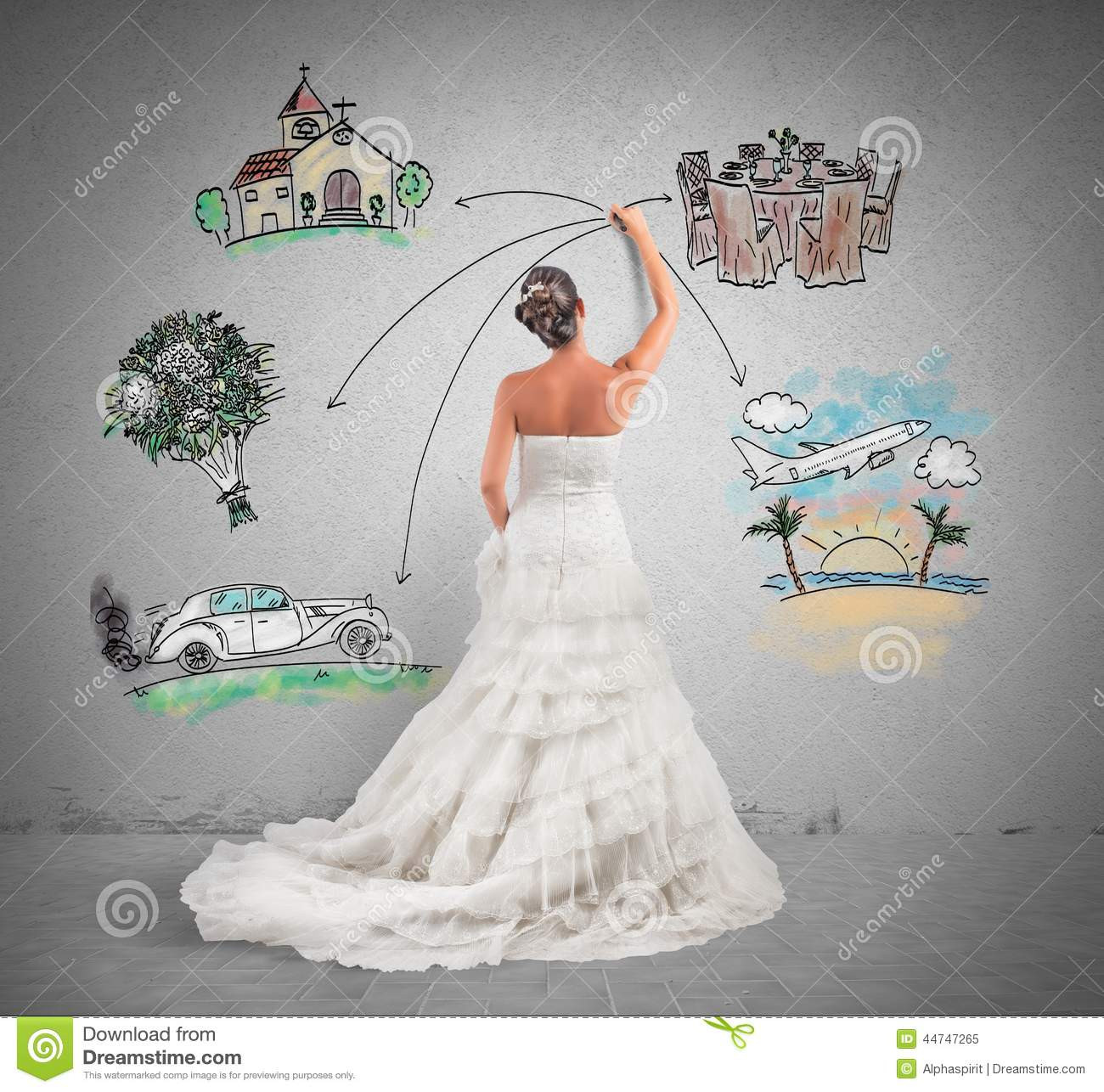 Hochzeit Organisieren
 Organisieren Einer Hochzeit Stockfoto Bild
