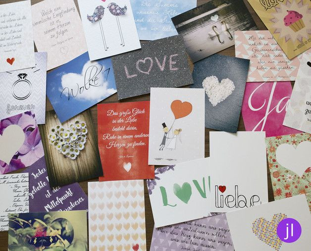 Hochzeit Postkarten Jeden Monat
 Hochzeitsspiel 52 verschiedene Postkarten 1 Jahr lang
