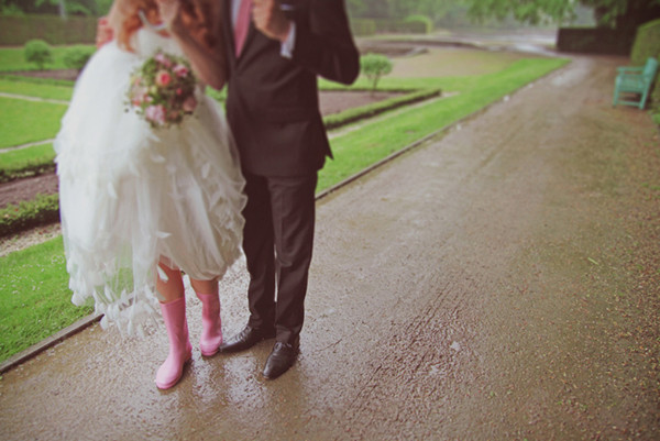 Hochzeit Regen
 Eine zauberhafte Hochzeit im Regen
