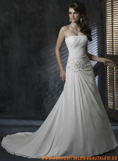 Hochzeit Rock Und Oberteil
 blumig Ballkleid Stil geraffte Oberteil und leicht