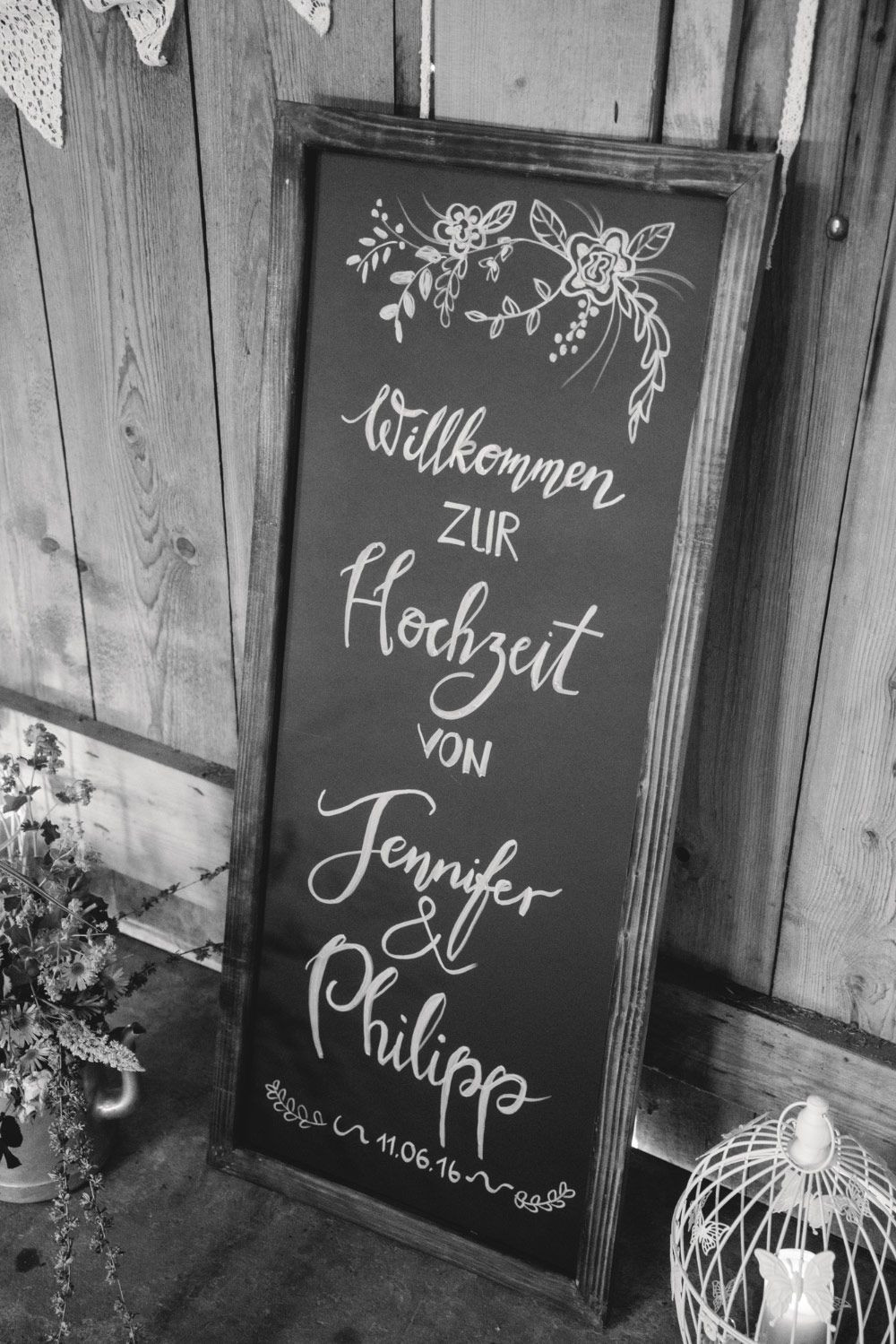 Hochzeit Schild
 Tafel Schild bei der Vintage Hochzeit Chalkboard at