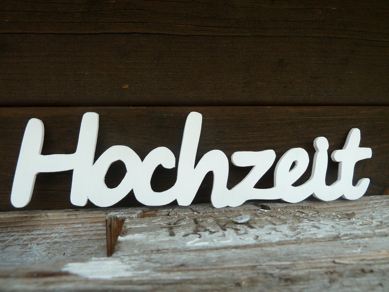 Hochzeit Schriftzug
 Hochzeit Schriftzug KreativWerkstatt Mittenaar