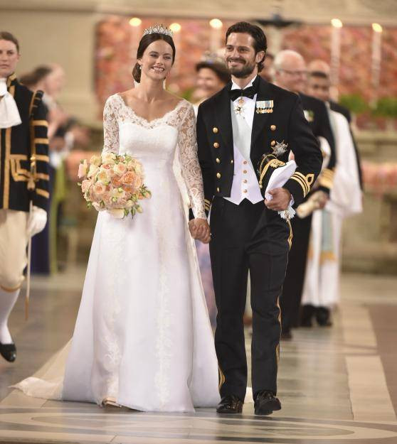 Hochzeit Schweden Prinz
 Beim Auszug aus der Kirche wurde